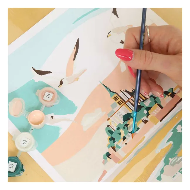 Kit de pintura numerado - Mont Saint-Michel by La Petite Epicerie