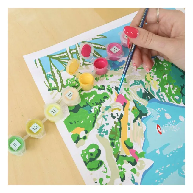 Numbered painting kit - Les Gorges du Verdon by Nolwenn Studio