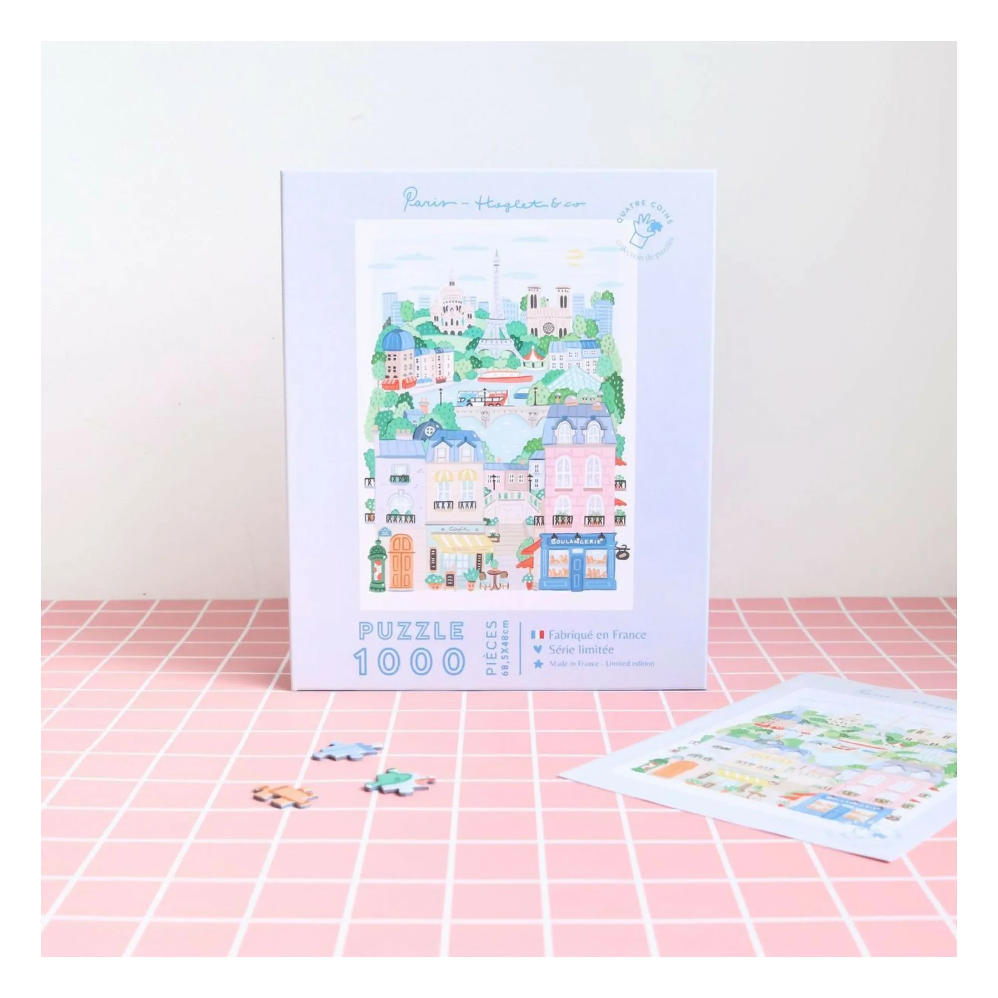 Puzzle Paris by Hoglet &amp; co - 1000 pieces- Product image n°3