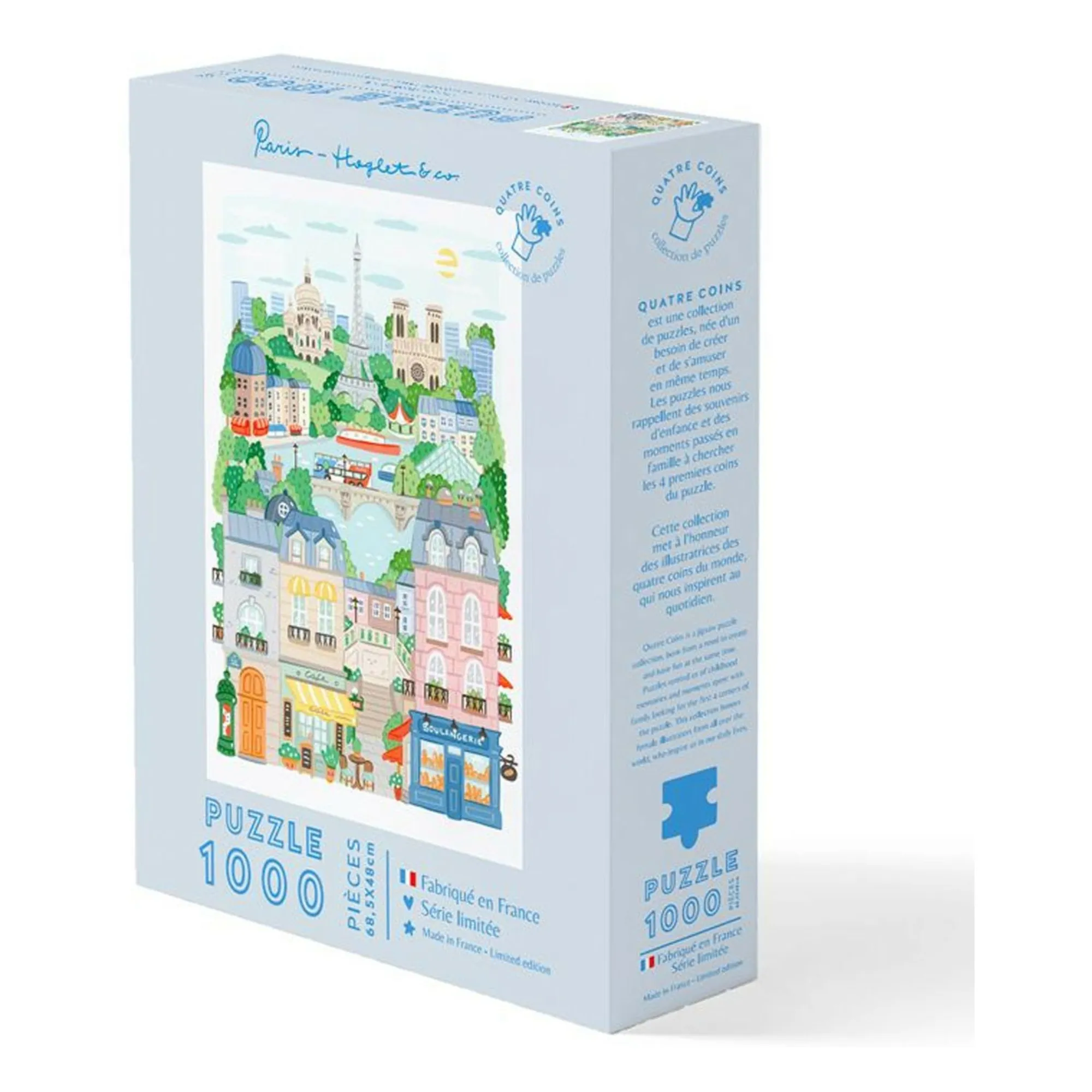 Puzzle Paris by Hoglet &amp; co - 1000 pieces- Product image n°0