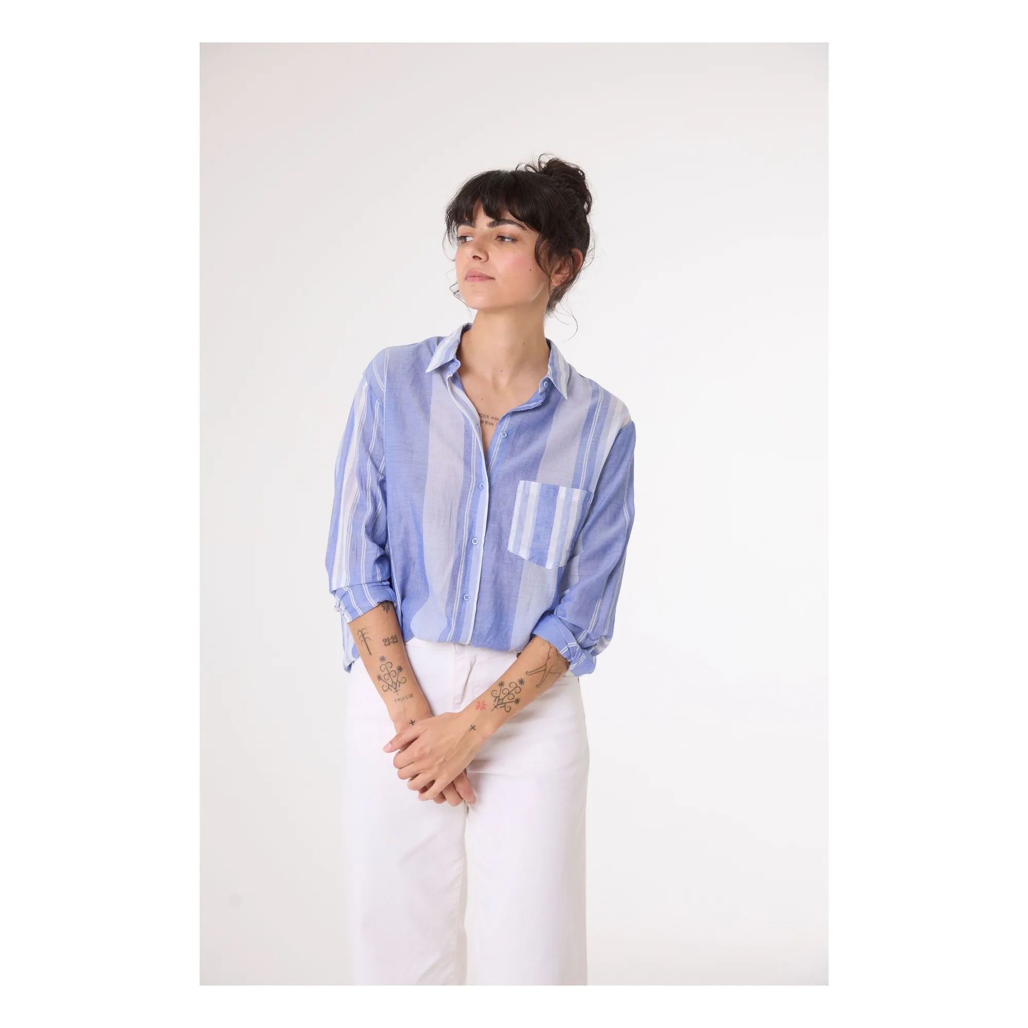 Sacrécoeur Blue Manon Medi Shirt