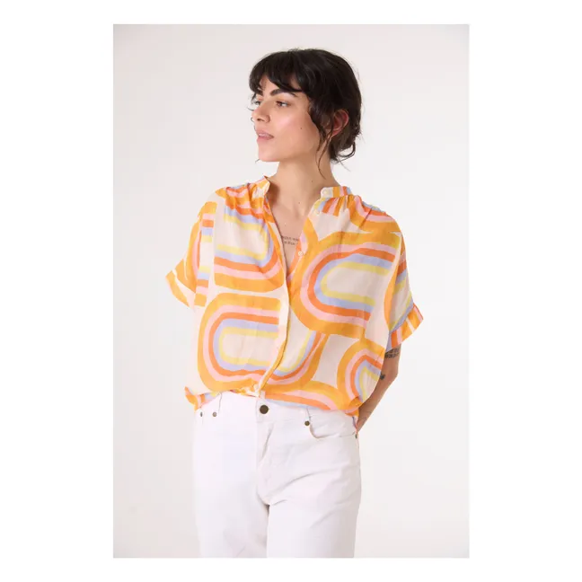 Louison Rainbow blouse | Yellow