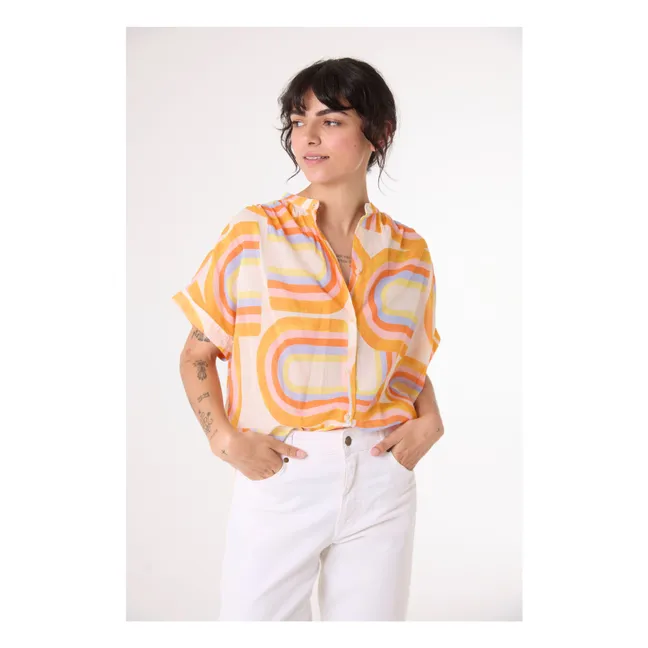 Louison Rainbow blouse | Yellow