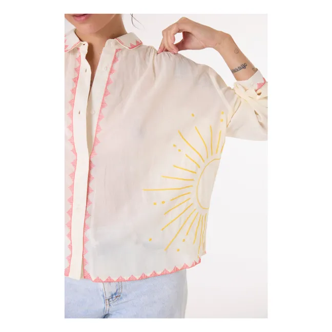 Camisa bordada Ali Sunshine | Crudo
