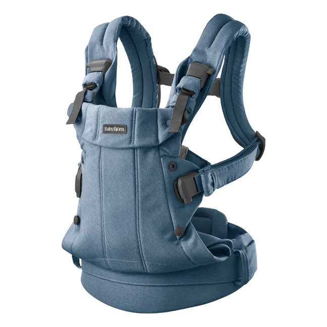 Marsupio Harmony in jersey intrecciato screziato | Blu