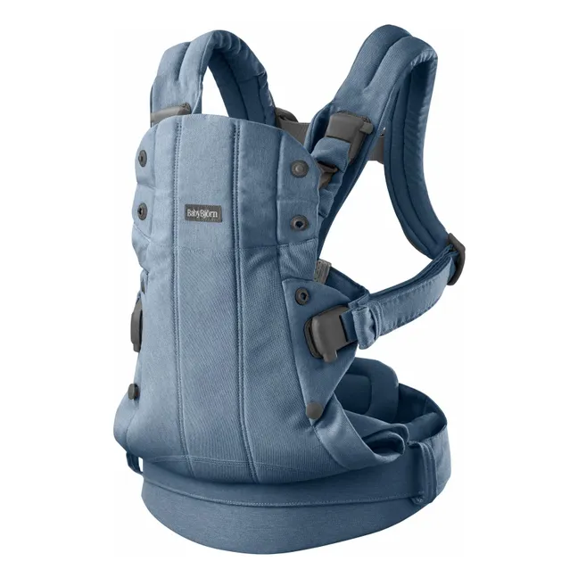 Marsupio Harmony in jersey intrecciato screziato | Blu