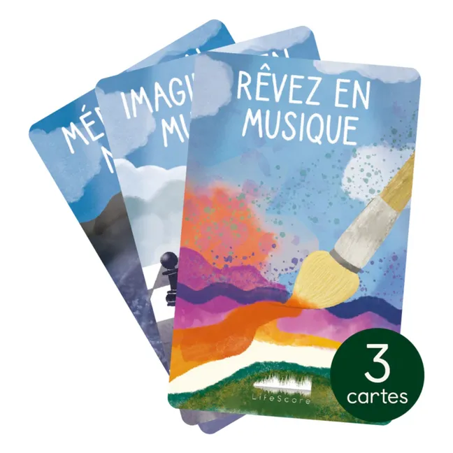 Karten Eintauchen in die Musik - 3er-Pack