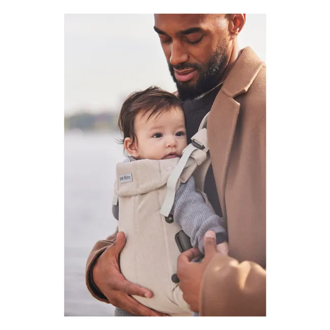 Harmony Carrier aus meliertem, gewebtem Jersey | Beige