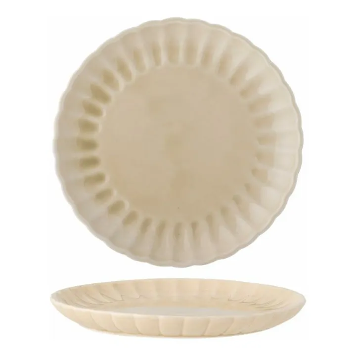 Assiette en grès Latina  | Ivoire- Image produit n°4