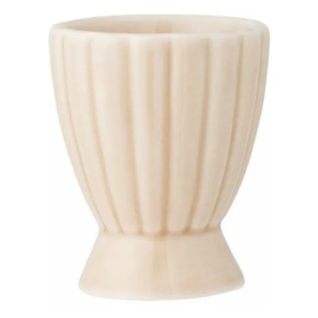 Latina stoneware egg cup  | Ivory