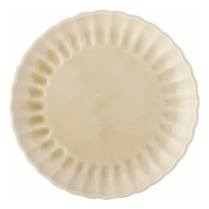 Assiette en grès Latina  | Ivoire- Image produit n°0