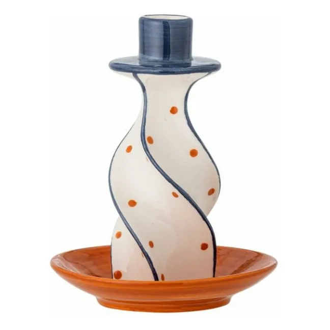 Kairi stoneware candlestick | Ivory