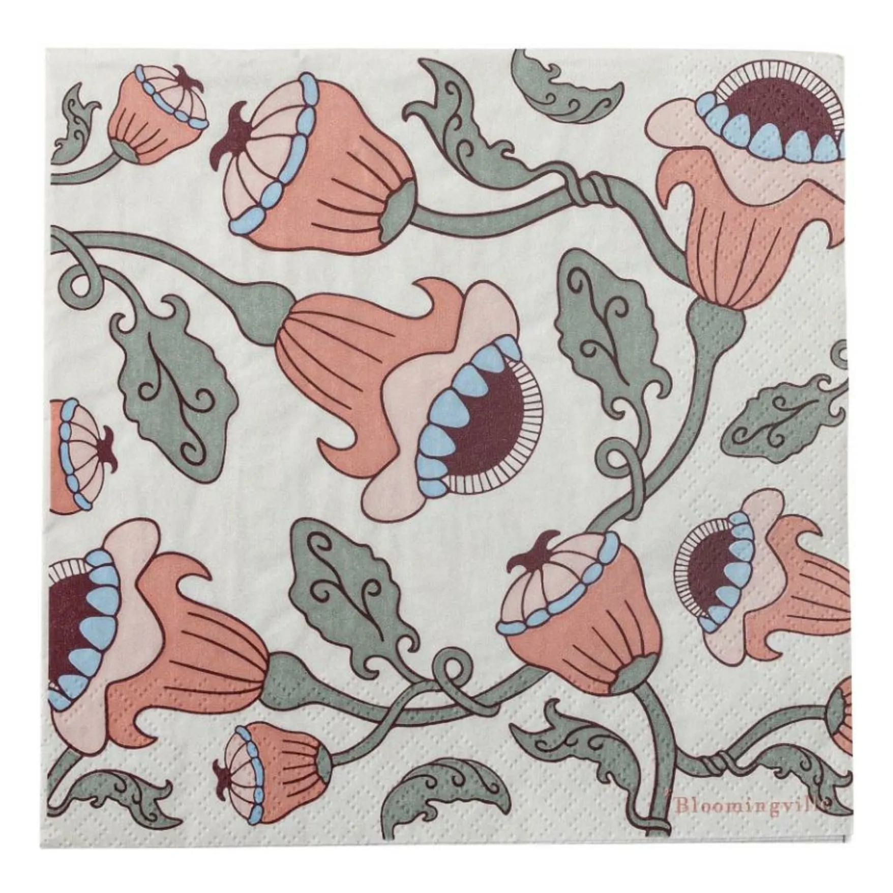 Bloomingville Pink Fazila Towels - Set Of 20