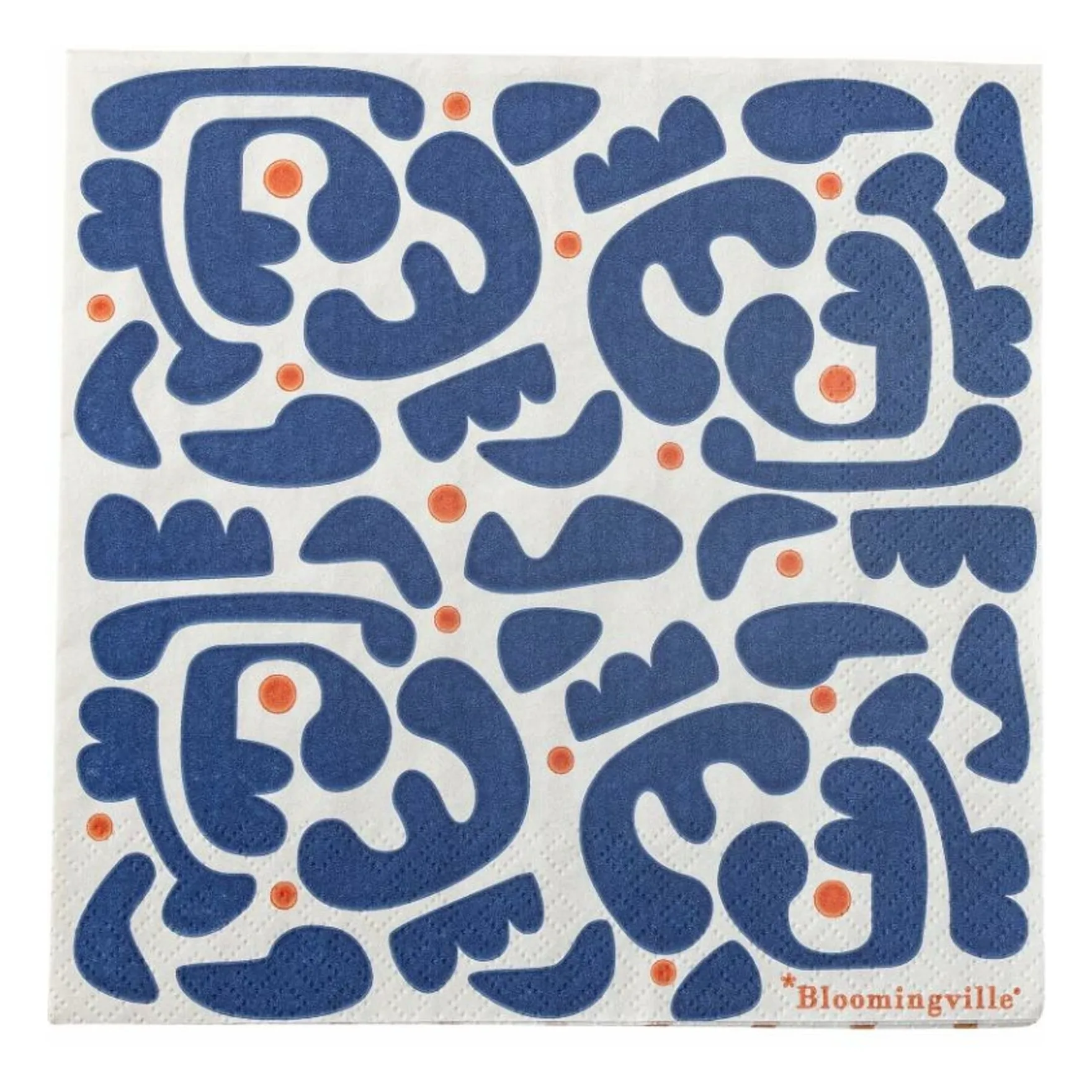 Bloomingville Blue Eviaya Towels - Set Of 20
