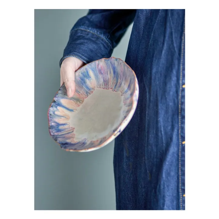 Plat en grès Amalia | Bleu- Image produit n°2