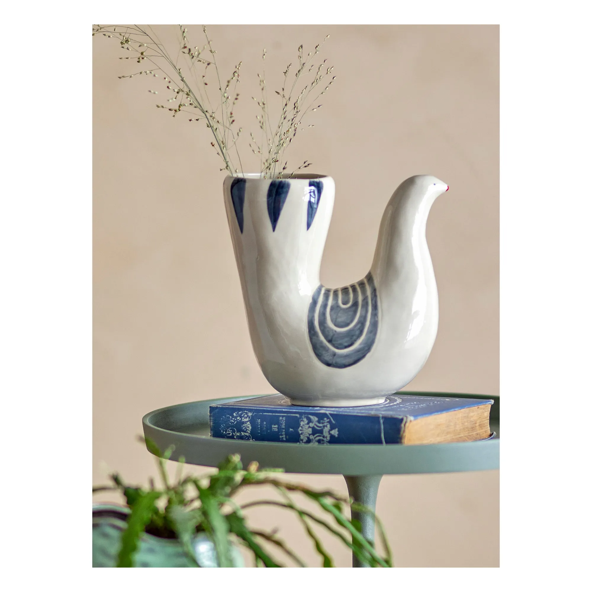Bloomingville - Vase oiseau en grès Trudy (Bloomingville) - Image 1