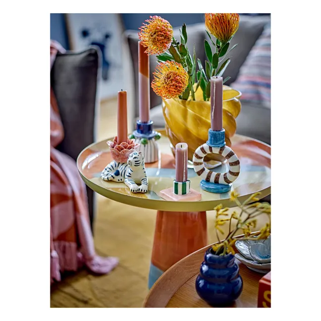 Kerzenhalter aus Tacana-Sandstein | Blau