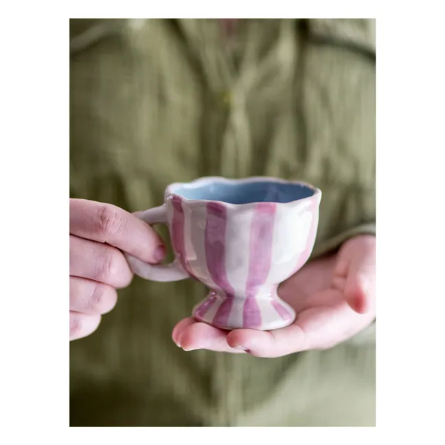 Tasse en grès Willa | Rose