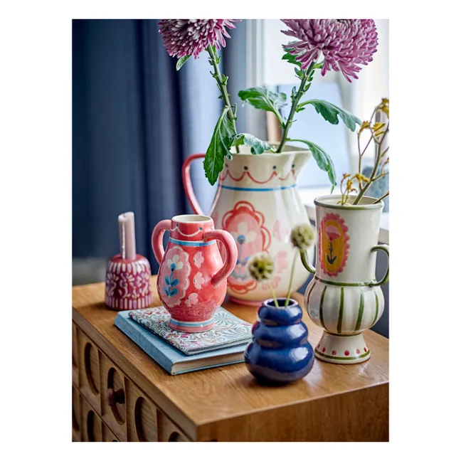 Odina Vase aus Sandstein | Rot