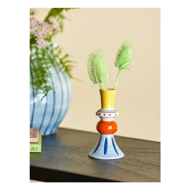 Vase en grès Kairi  | Jaune