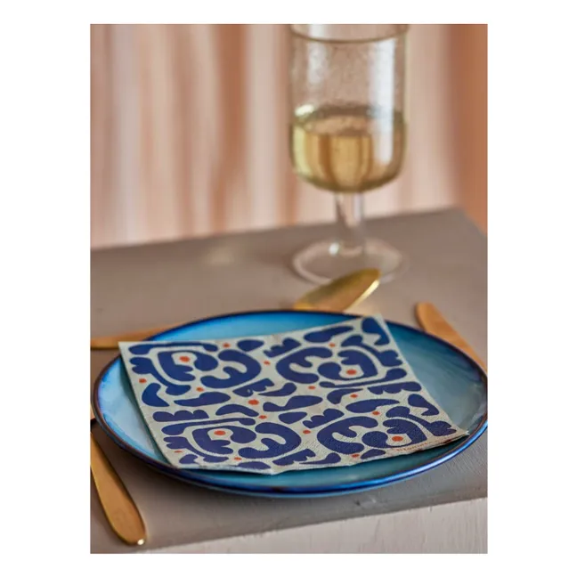Eviaya Handtücher - Set von 20 | Blau