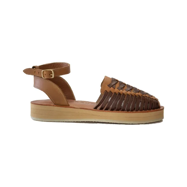 Loma Two-tone Sandals | Camel