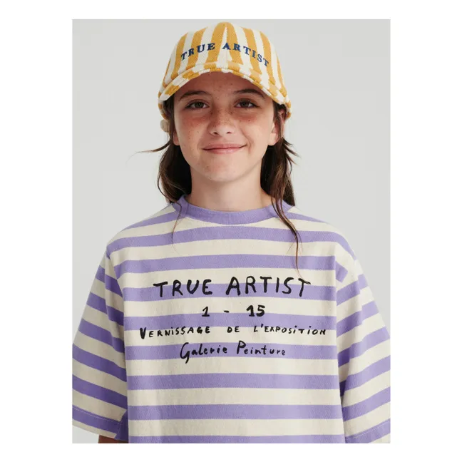 Gorra de rayas | Amarillo