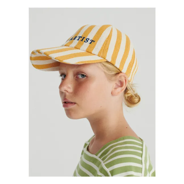 Gorra de rayas | Amarillo