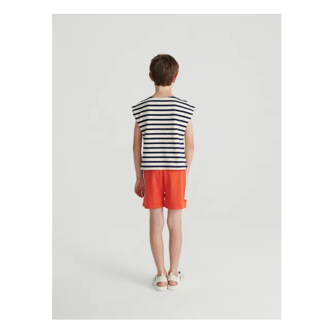 T-Shirt Nr. 15 Gestreift | Navy