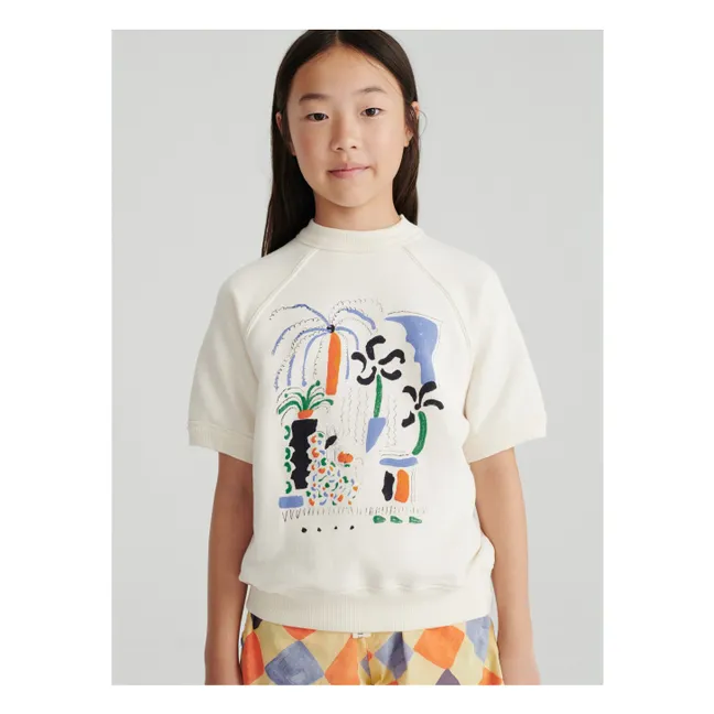 Ärmelloses Sweatshirt L'Orangerie | Seidenfarben