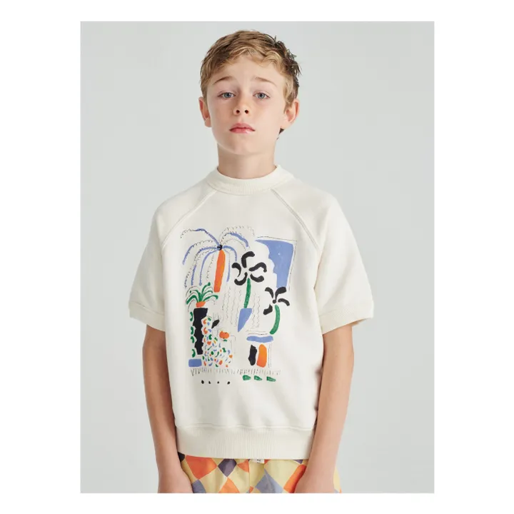 Sweat Sans Manches L'Orangerie | Ecru- Image produit n°2