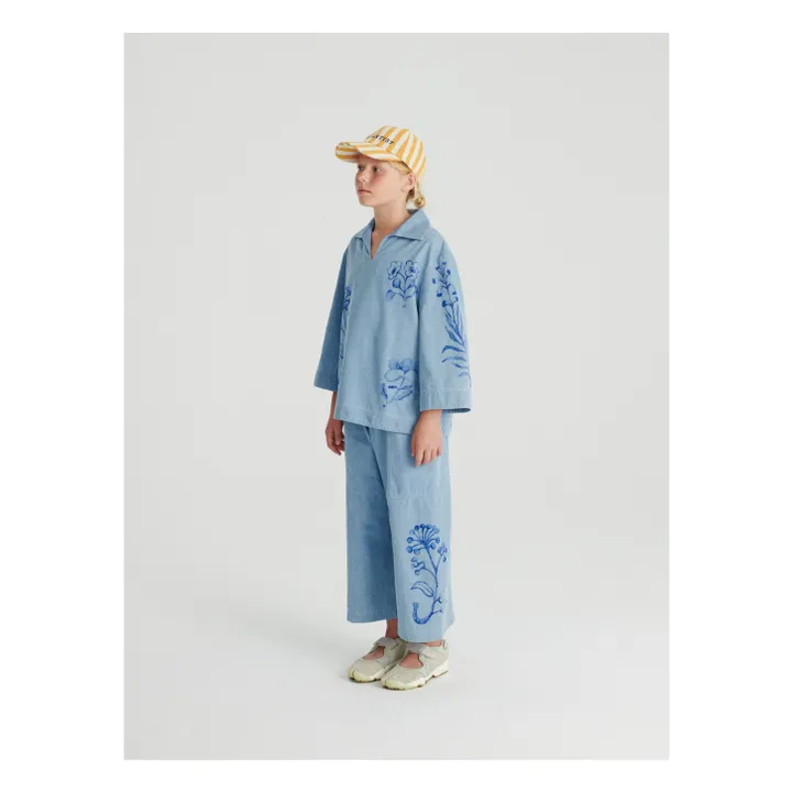 Chemise Denim Herbarium | Bleu jean- Image produit n°7