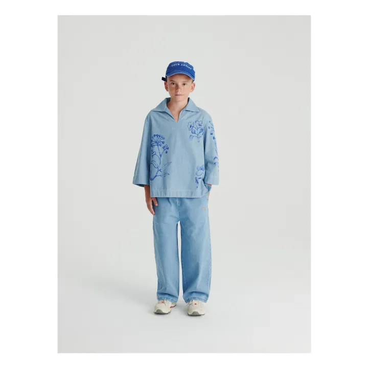 Chemise Denim Herbarium | Bleu jean- Image produit n°2