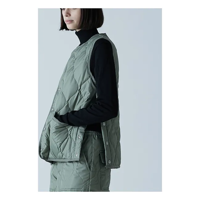 Unisex Military Sleeveless Jacket | Sage