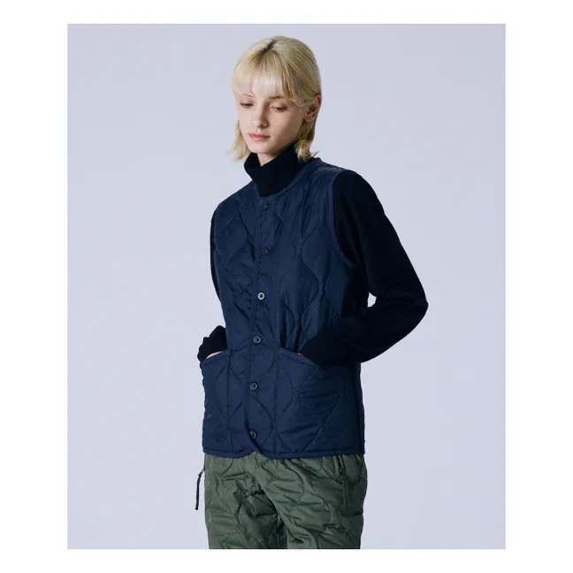 Unisex Ärmellose Jacke Military | Navy