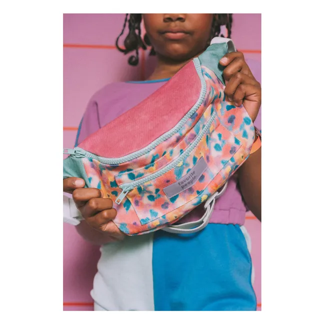 Borsa Banana a fiori | Rosa