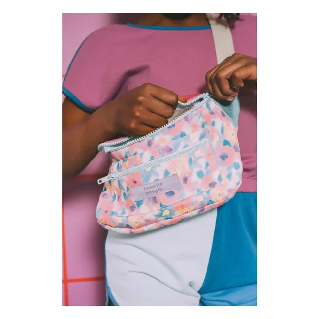 Borsa Banana a fiori | Rosa