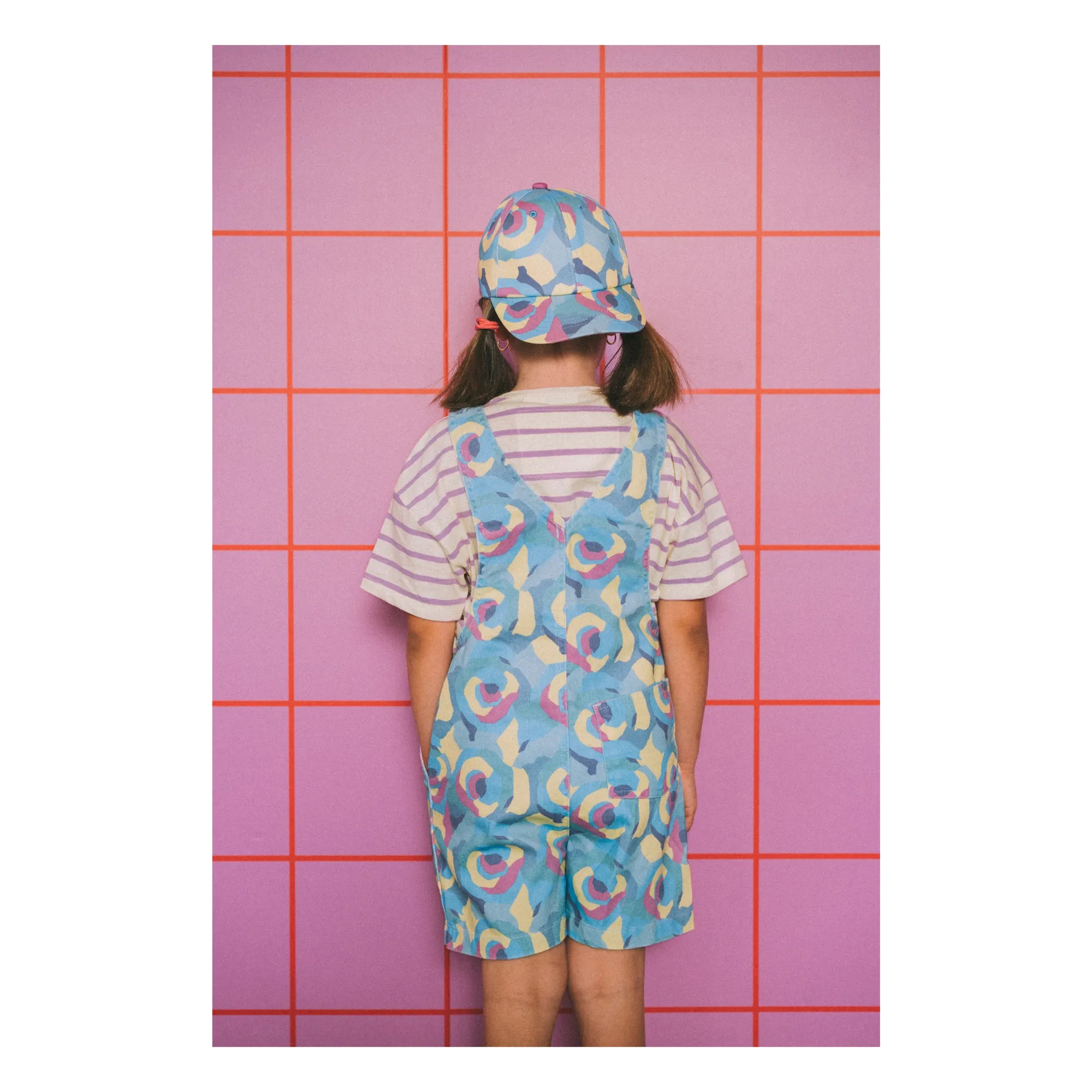 Salopette Short Yo-Yos | Turquoise- Image produit n°4