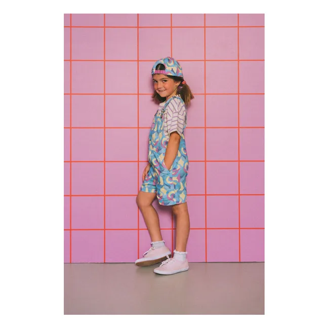 Yo-Yos Short Dungarees | Turquoise