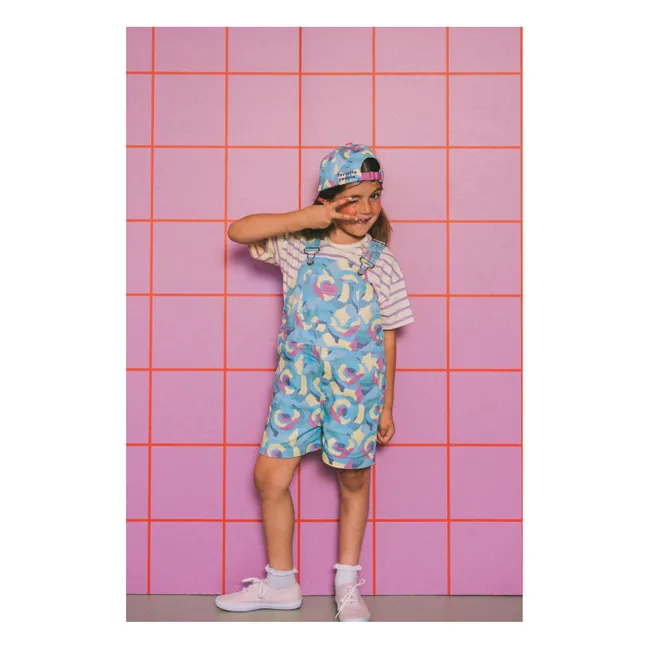 Yo-Yos Short Dungarees | Turquoise