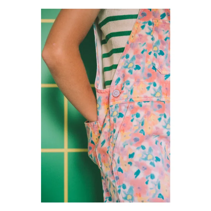 Flower Dungarees | Pink- Product image n°4