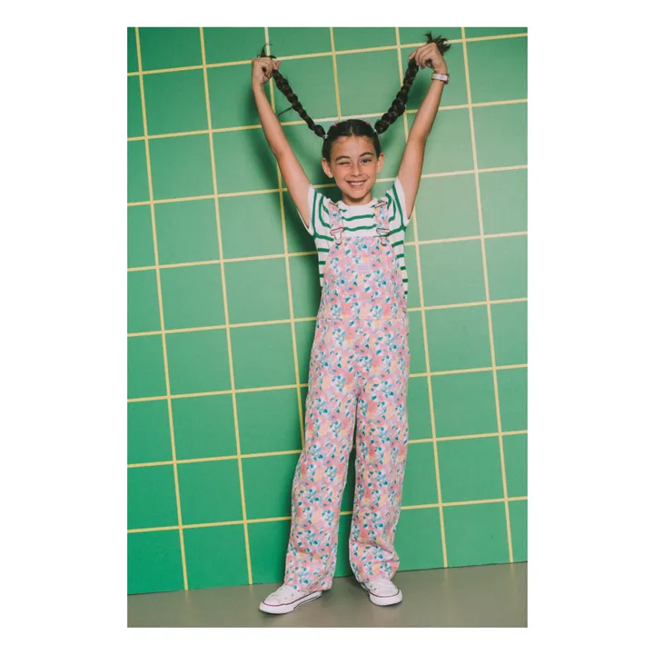 Flower Dungarees | Pink- Product image n°1