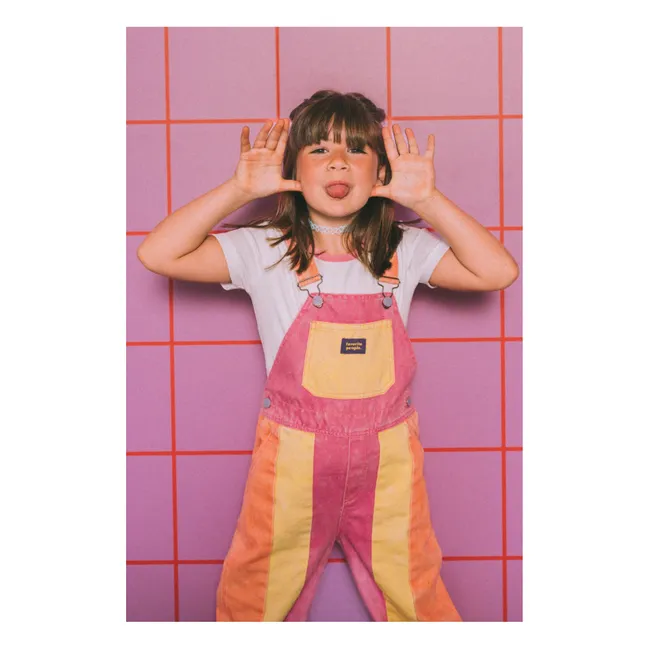 Chiclets Latzhose | Rosa