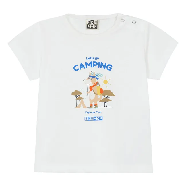 T-Shirt Tuba Camping | Blanc