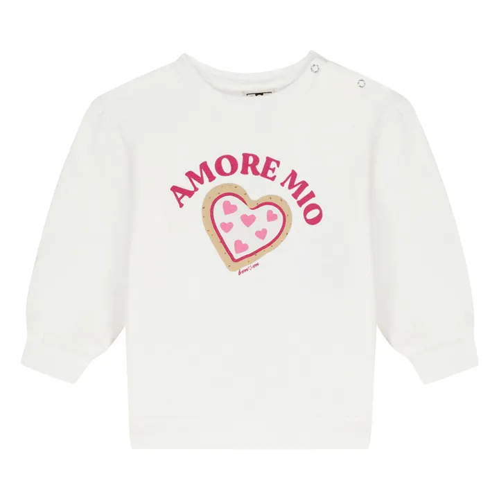 Lys Amoremio sweatshirt | Ecru- Product image n°0