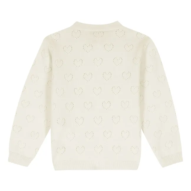Cardigan Lilet Ajouré | Ecru