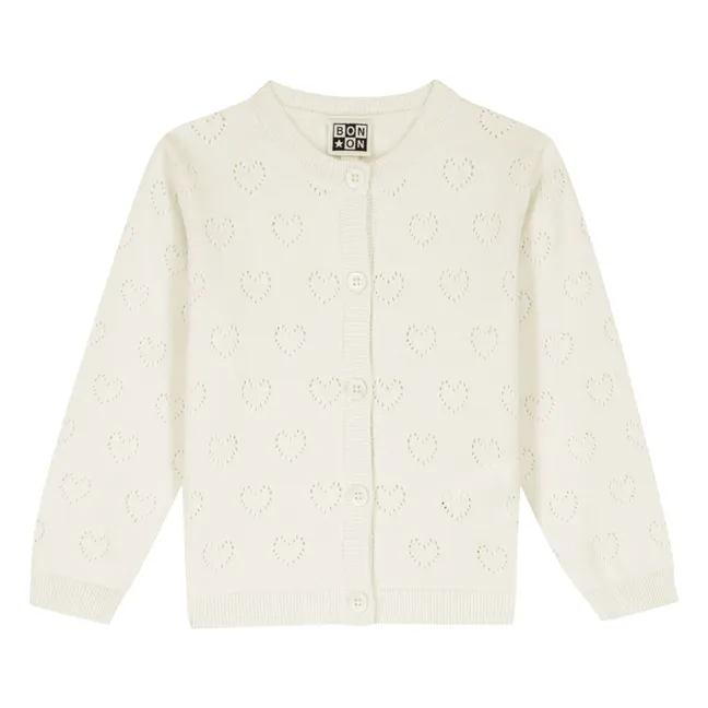 Cardigan Lilet Ajouré | Ecru