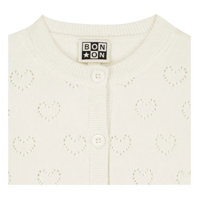 Cardigan Lilet Ajouré | Ecru