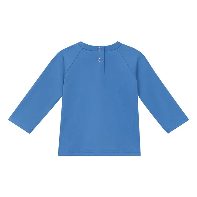 T-Shirt Anti-UV Leash | Bleu marine