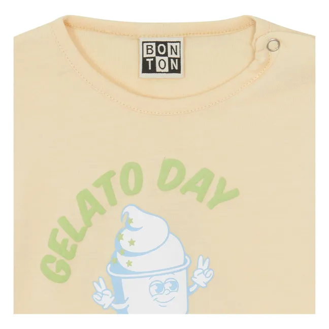 T-Shirt Tuba Gelato | Pale yellow